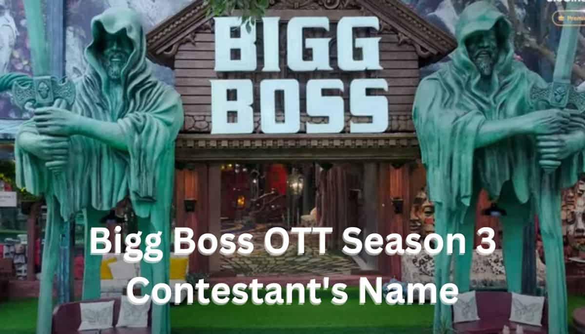 Bigg Boss OTT Season 3 Contestant's Name