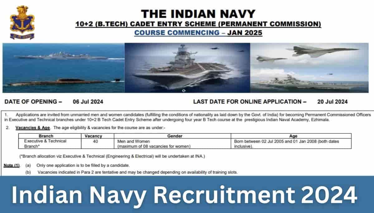 Indian Navy Recruitment 2024